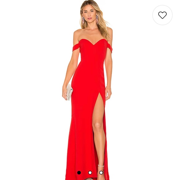 NBD Maracuya Gown in Red - Picture 1 of 5